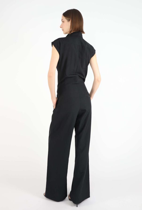 Alexander McQueen Late '90s Sleeveless Cotton Jumpsuit - 5