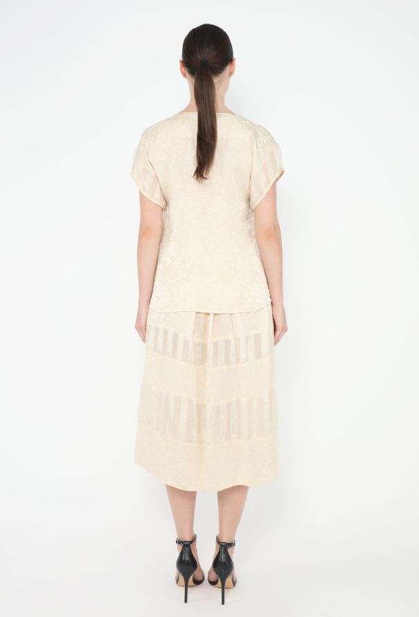 Silk Jacquard Skirt Ensemble - 6