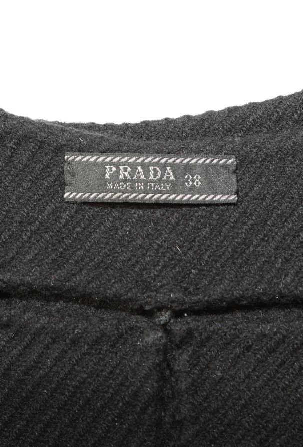 Prada F/W 1998 Felted Keyhole Top - 5