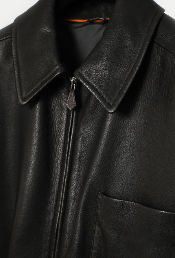 Hermès '70s Classic Leather Jacket - 7 Hermès '70s Classic Leather Jacket - 7