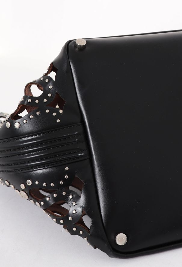 Alaïa Studded Laser-Cut Medium Tote Bag - 10