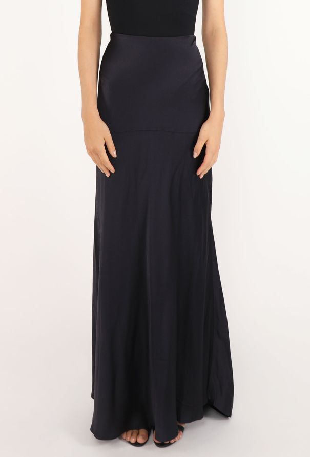 Lanvin Charmeuse Bias-Cut Skirt - 4