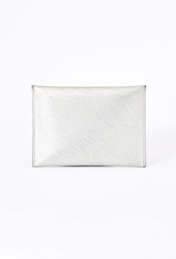 Louis Vuitton Silver Epi Envelope Pouch - 3 Louis Vuitton Silver Epi Envelope Pouch - 3