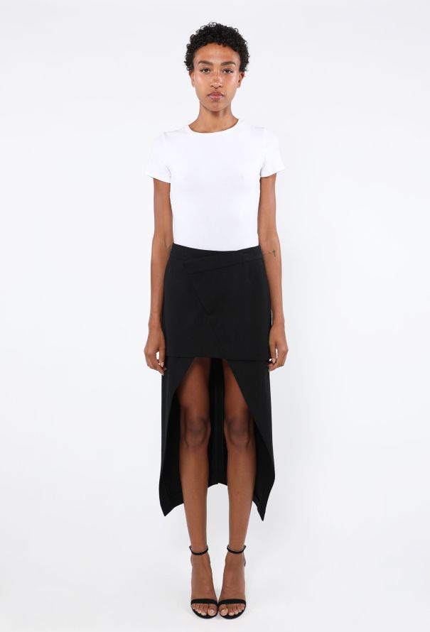 Alexander McQueen Wool Asymmetrical Skirt, 2022 - 1
