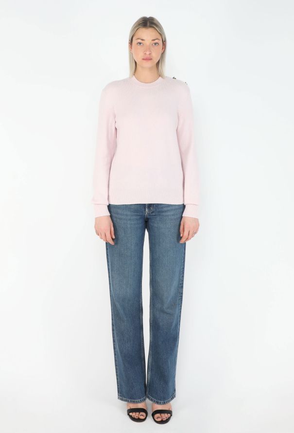 Bottega Veneta Resort 2023 Cashmere Knot Button Sweater - 3