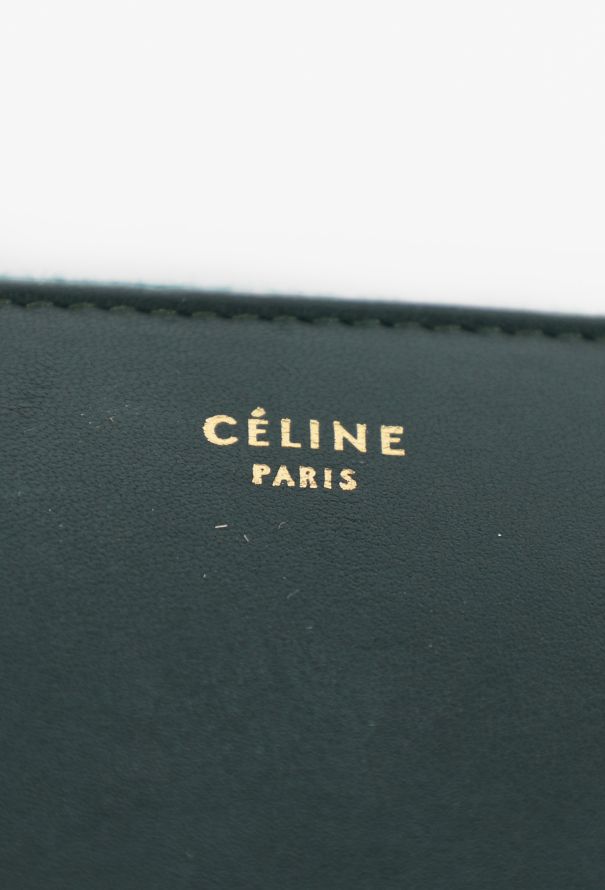 Céline Green Smooth Leather Wallet - 11
