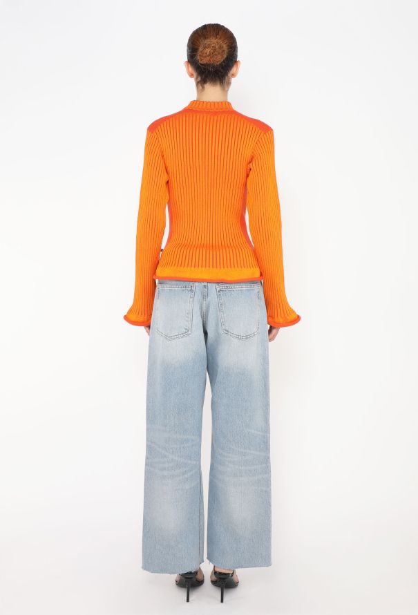 Louis Vuitton F/W 2015 Ribbed Peplum Sweater - 4