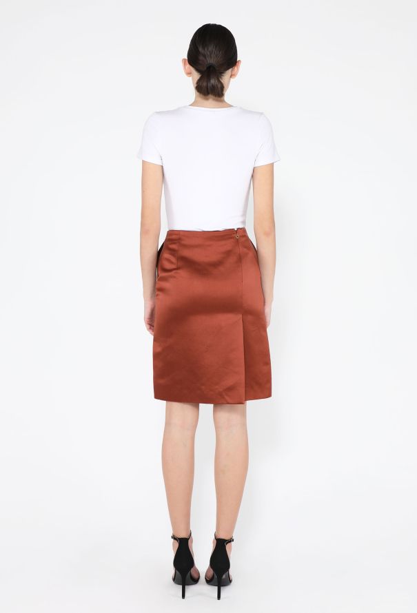 Loro Piana Silvia Silk & Cashmere Duchesse Skirt, 2024 - 4