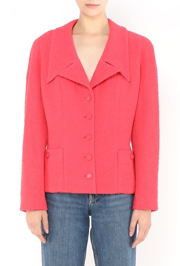 Chanel Early '90s 'CC' Bouclé Jacket - 1