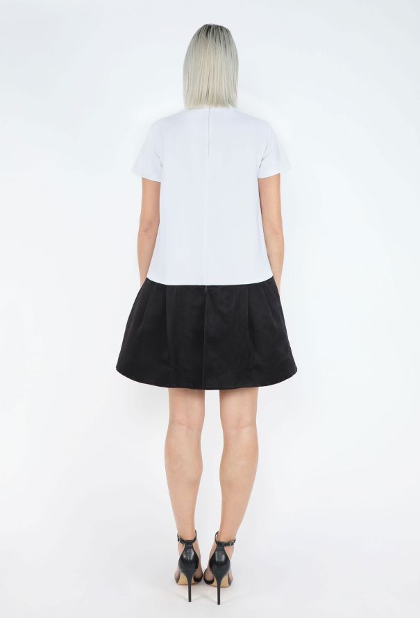 Prada S/S 2019 Floral Appliqué T-Shirt Dress - 5