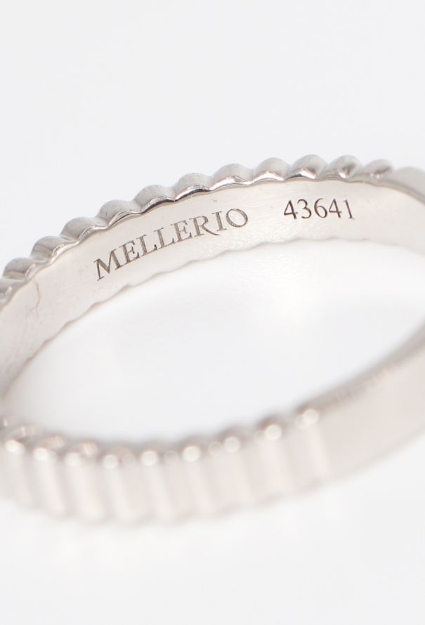 Mellerio 18k White Gold Affiniti Band Ring - 6 Mellerio 18k White Gold Affiniti Band Ring - 6