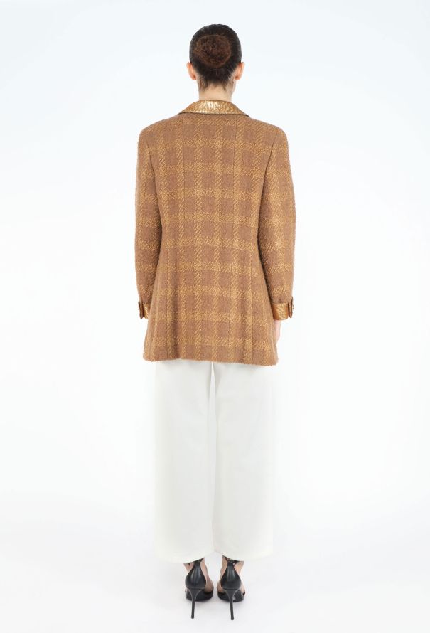Chanel COLLECTOR F/W 1996 Checkered Gripoix Jacket - 7