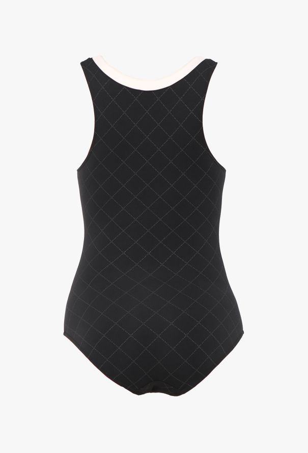 Chanel 2014 Quilted Zip Swimsuit - 2