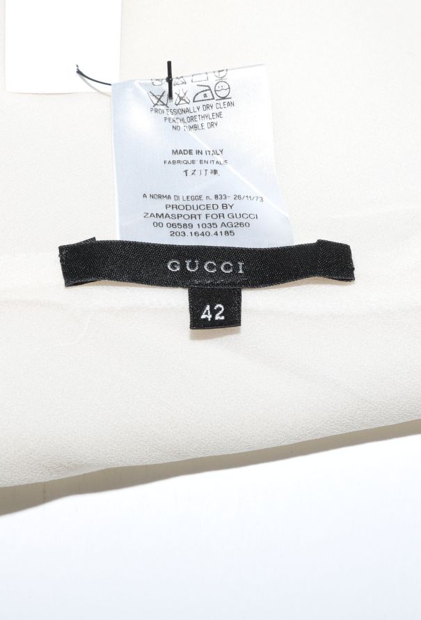 Gucci F/W 2000 Ruffled Halter Blouse - 6