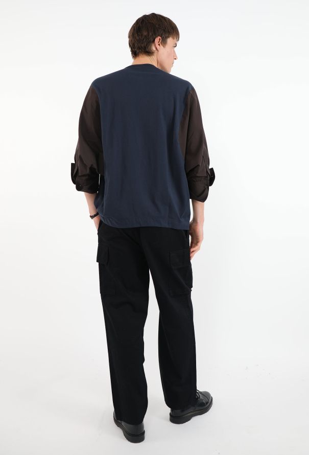 Dries Van Noten 2024 Contrast-Sleeve T-Shirt - 3