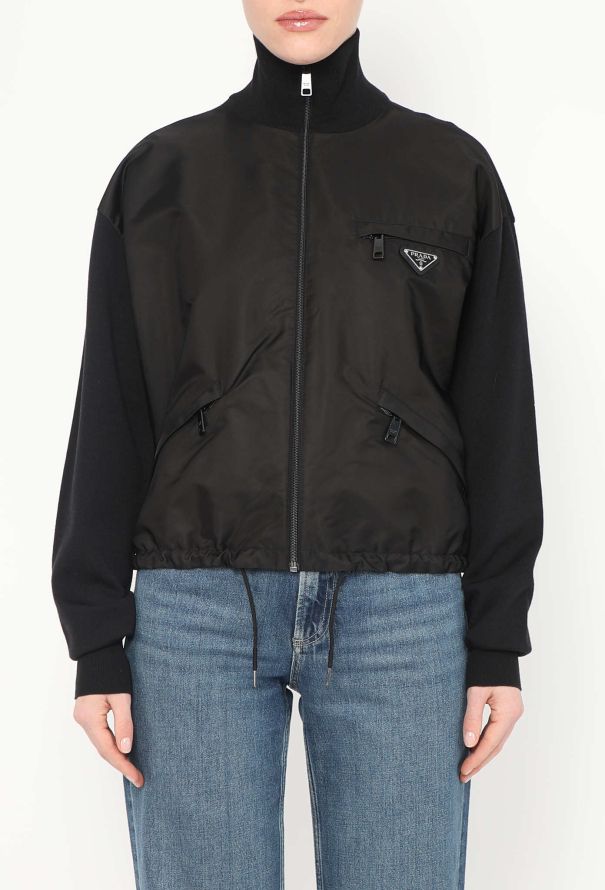 Prada 2020 Re-Nylon Bomber Jacket - 1