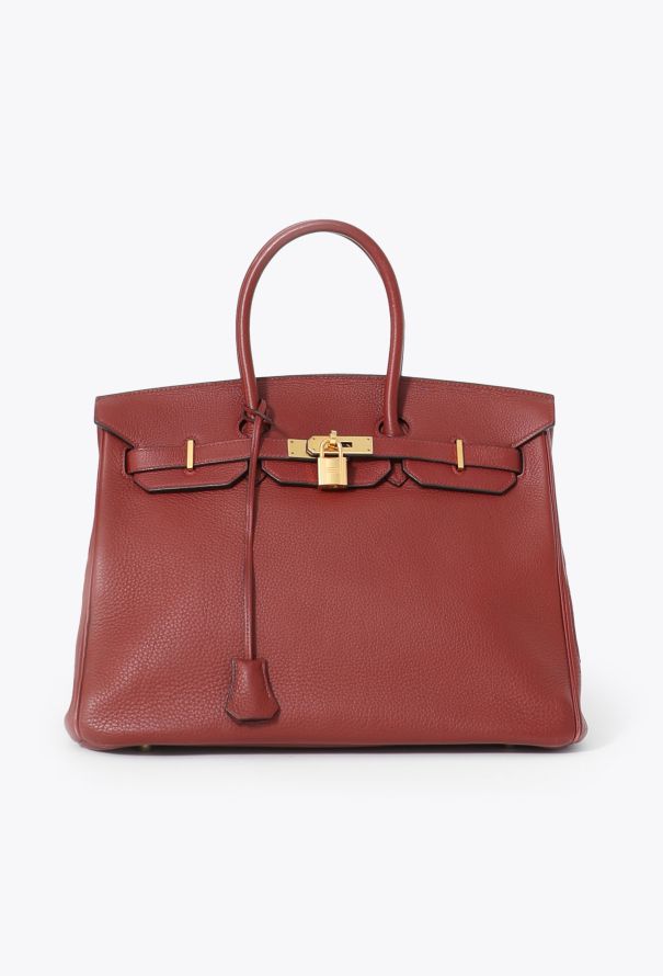 Hermès Rouge Sienne Togo Birkin 35 - 1