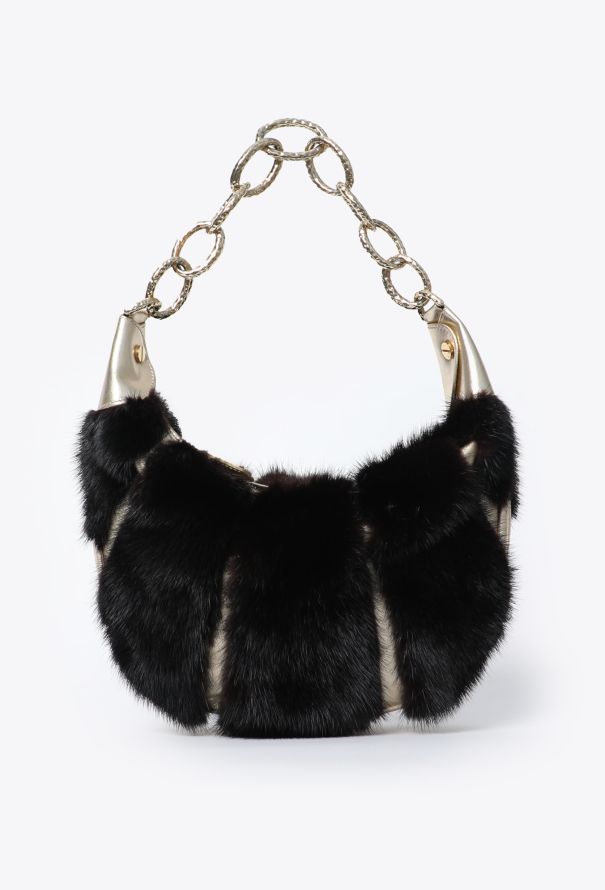 Valentino Fall 2002 Mink Bag - 1 Valentino Fall 2002 Mink Bag - 1