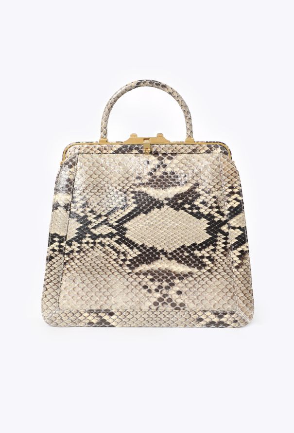 Judith Leiber Python Top-Handle Clutch Bag - 6