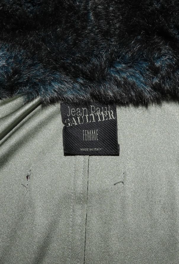 Jean Paul Gaultier 'Cyber' Faux Fur Collar Coat, F/W 1995 - 9