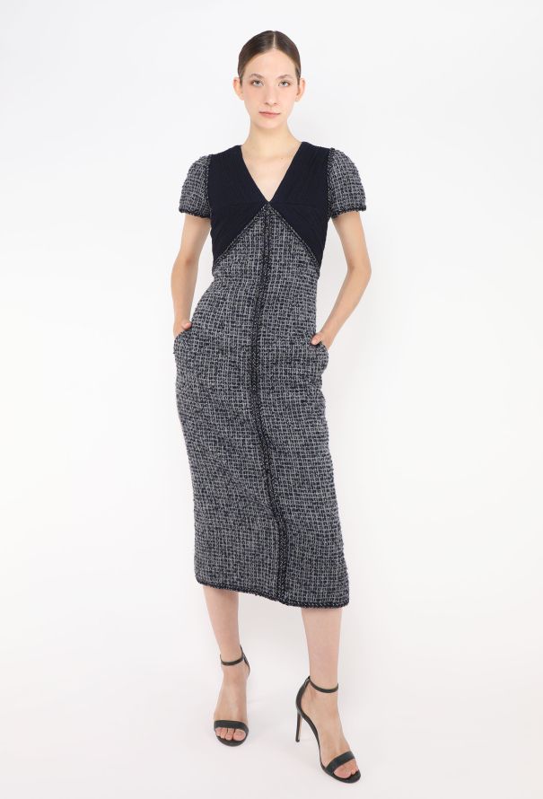 Chanel Iridescent Tonal Tweed Dress - 3 Chanel Iridescent Tonal Tweed Dress - 3