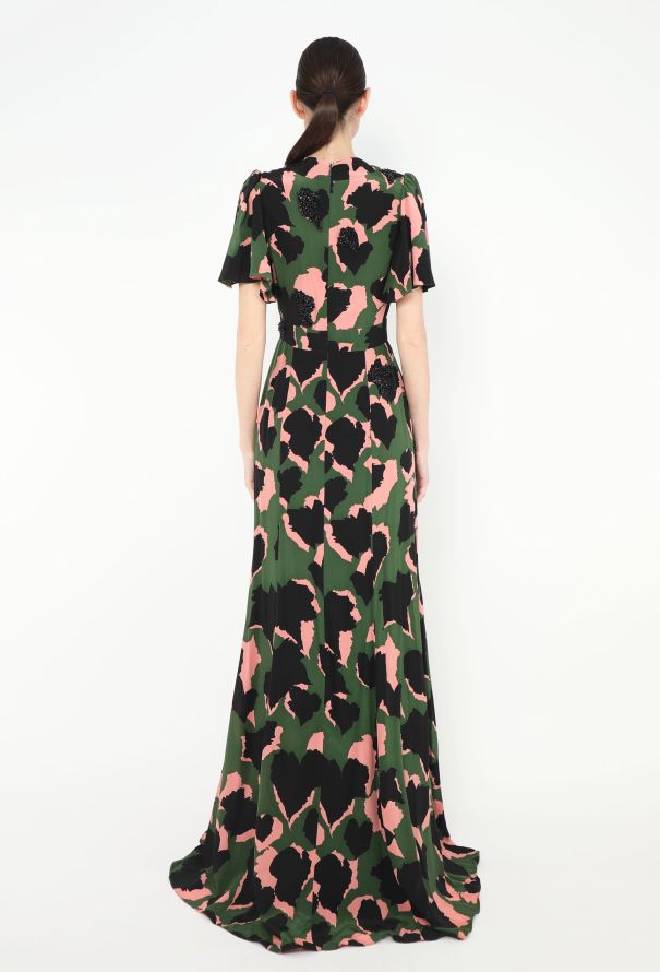 Gucci Pre-Fall 2015 Embroidered Silk Gown - 6