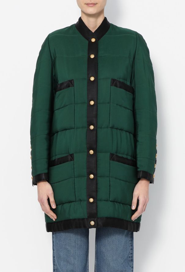 Chanel COLLECTOR F/W 1990 'CC' Quilted Puffer Coat - 4