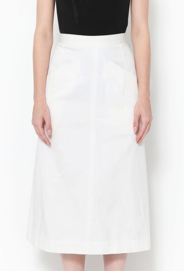 Saint Laurent S/S 1979 Cotton Pocket Skirt - 3 Saint Laurent S/S 1979 Cotton Pocket Skirt - 3