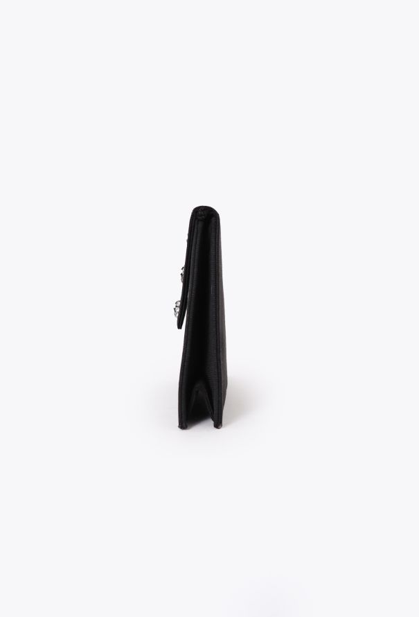 Saint Laurent '80s Black Couture Clutch - 6