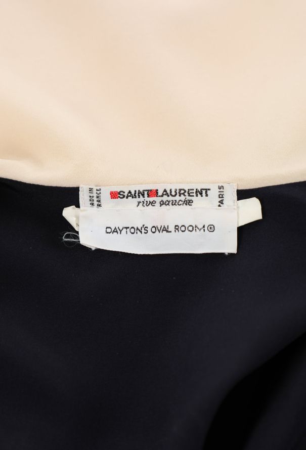 Saint Laurent '80s Ruffled Lavallière Blouse - 6