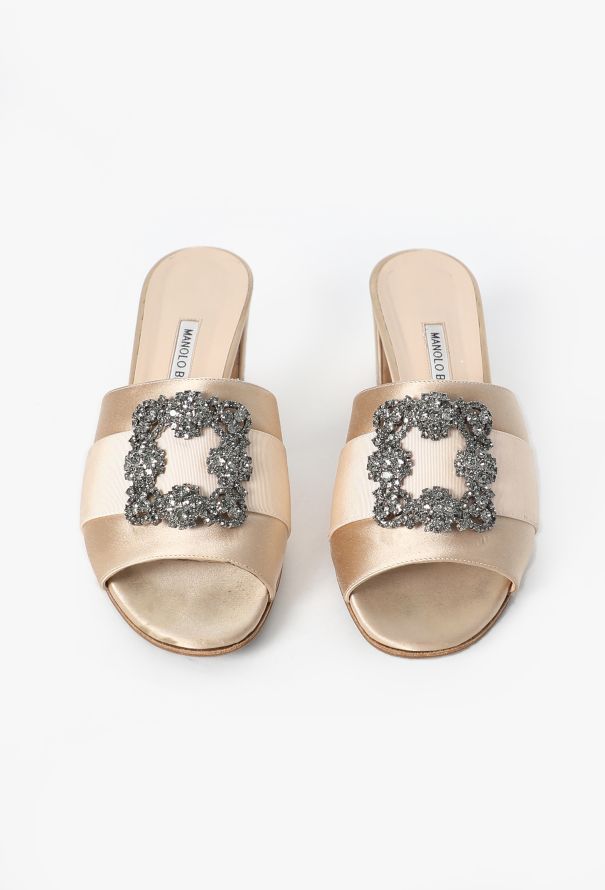 Manolo Blahnik 2020 Martanew Embellished Mules - 3