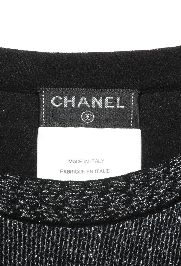 Chanel Iridescent Lamé Knit Pullover - 5