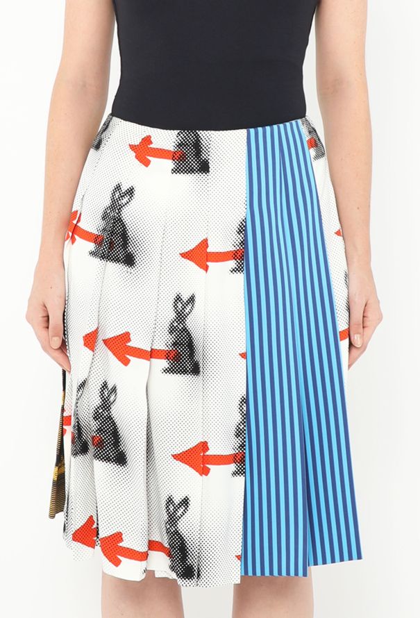 Prada Resort 2016 Rabbit Patchwork Skirt - 3