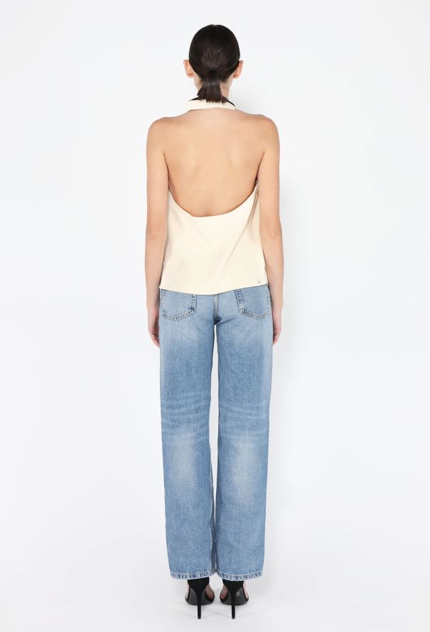 Céline S/S 2011 Leather Strap Halter Top - 5
