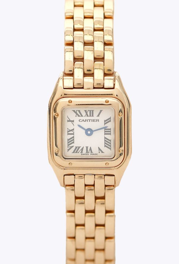 Cartier RARE Vintage 18K Yellow Gold Mini Panthère Watch - 3