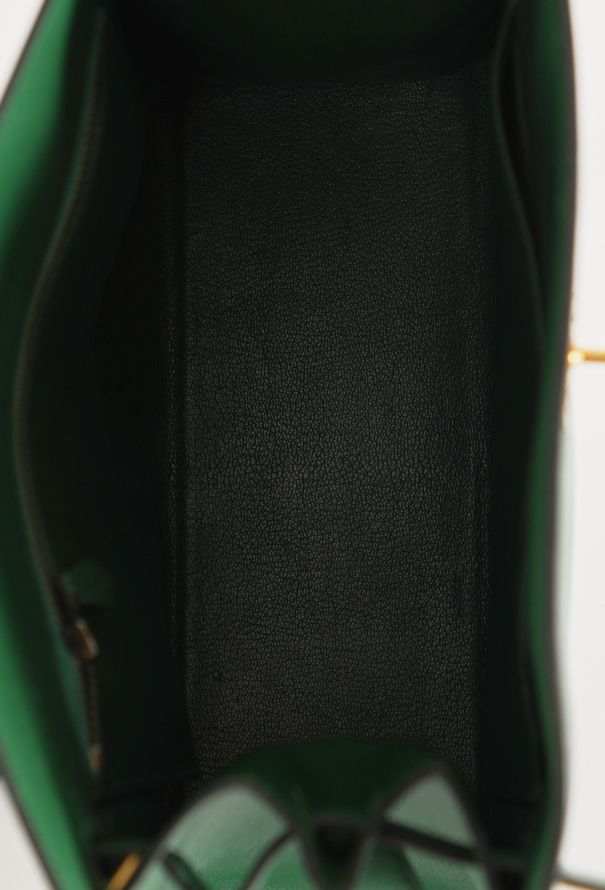 Hermès Vert Bengale Courchevel Kelly Sport GM, 1988 - 15