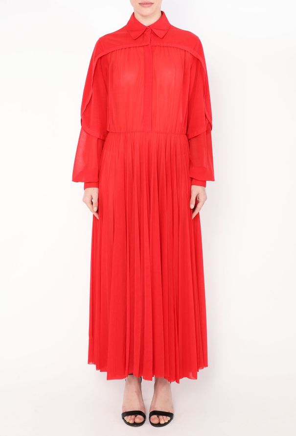 Céline CAMPAIGN S/S 2017 Tulip-Sleeve Dress - 4 Céline CAMPAIGN S/S 2017 Tulip-Sleeve Dress - 4