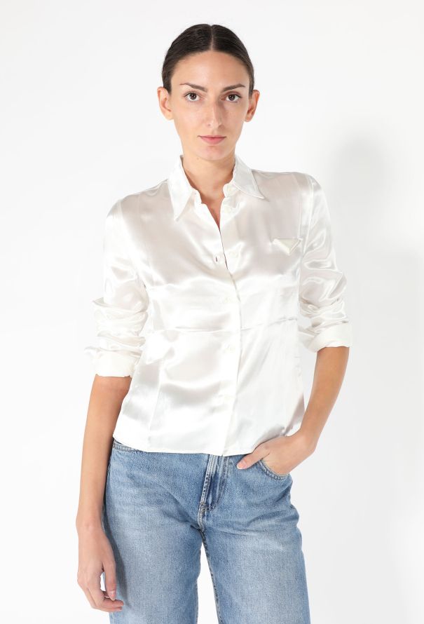 Prada 2024 Crêpe de Chine Blouse - 2