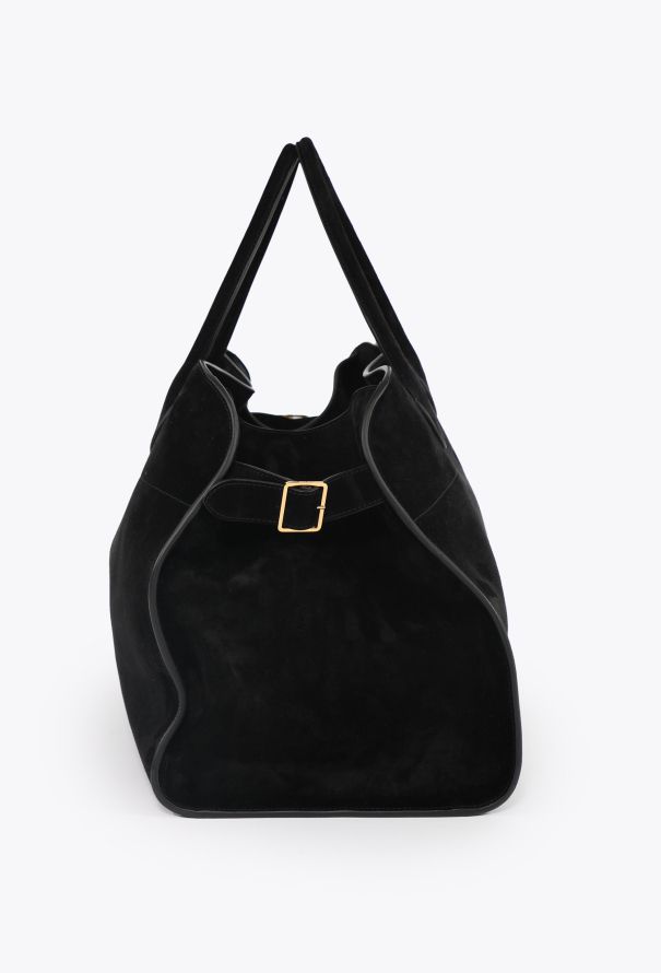 The Row Black Suede Margaux 17 - 3