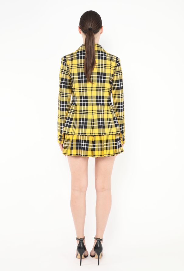 Dior Pre-Fall 2022 Plaid Skirt Ensemble - 6
