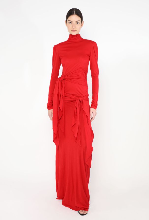 Emanuel Ungaro Late '90s Draped Cashmere Gown - 1