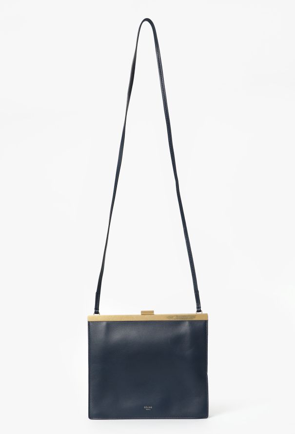 Céline Mini Leather Clasp Bag - 1