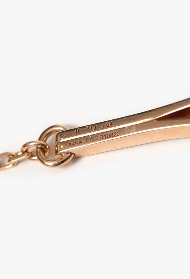 Repossi 18k Rose Gold & Diamond Serti Inversé Necklace - 4 Repossi 18k Rose Gold & Diamond Serti Inversé Necklace - 4