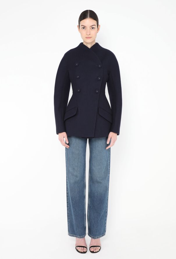 Proenza Schouler 2019 Felted Hourglass Peacoat - 2