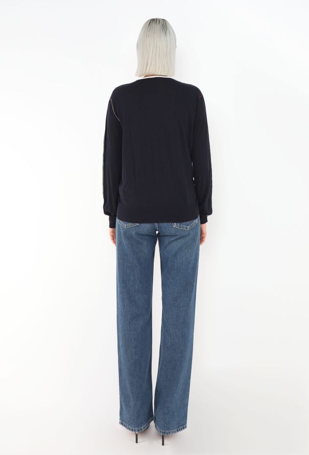 Céline Deconstructed Seam Triomphe Sweater - 6