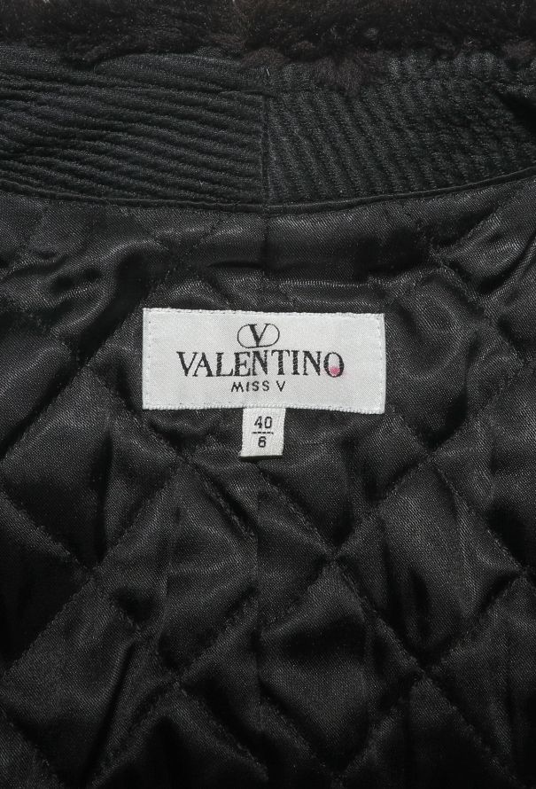 Valentino Vintage Fur Trim Toggle Coat - 7