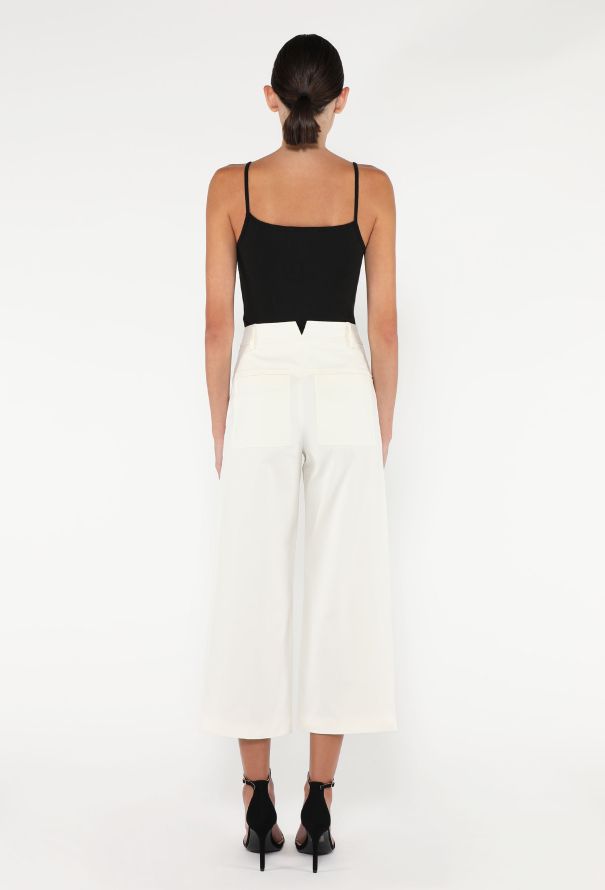 Hermès Tailored Cotton Flared Trousers - 4