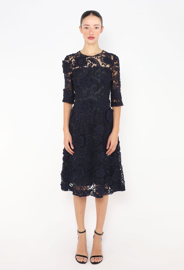 Prada F/W 2008 Guipure Lace Dress - 1