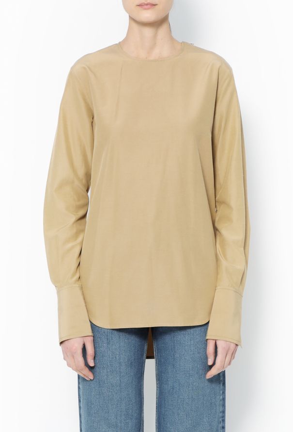 Céline Cotton & Silk Tunic Top - 1