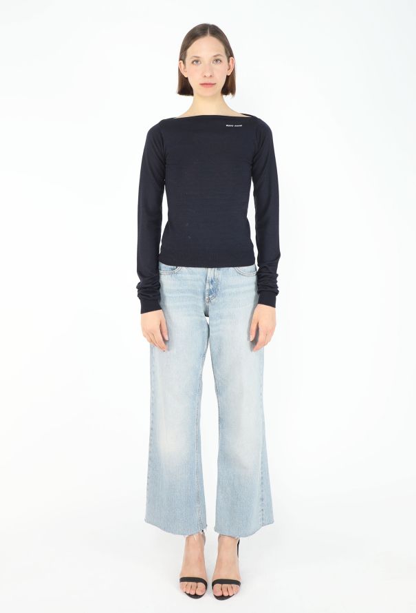 Miu Miu S/S 2025 Boatneck Pullover - 3